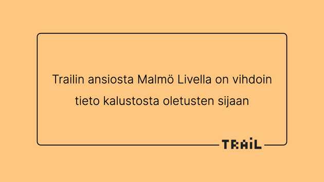 Trail tehostaa Malmö Live -konserttitalon kalustonhallintaa tuomalla aiempaa paremman kontrollin kalustoon